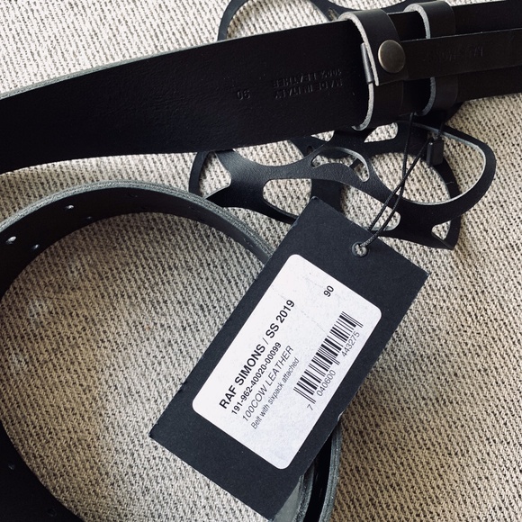 - NEW Raf Simons Black Six Pack Belt AX1 main image 4